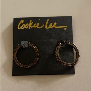 Seed bead hoops from Cookie Lee